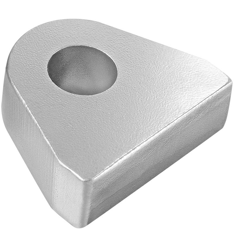 Welded Shackle 1 inch Thick Alloy Steel 2 Pack for Vehicle Bumper Trailer Off Road Towing Mount 8x8x6.2cm Silver