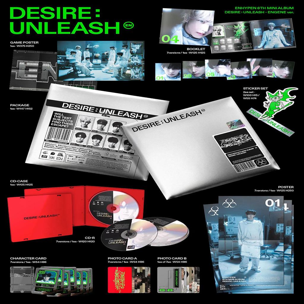 ENHYPEN ALBUM - DESIRE : ENTFESSELN (ENGENE ver.)