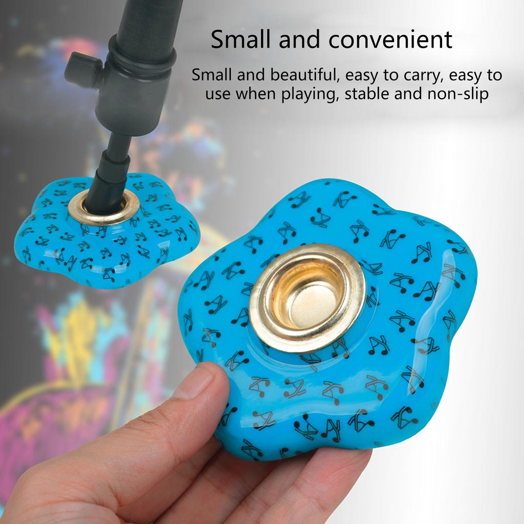 Lightweight Cello Antislip Mat Floor Protector Flower Shape Nonlip Pad Cello Endpin Rest Holder Stopper Durable