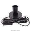 E27 Lamp Socket With 1.8m Cable And Push Button Switches Metal Table Lamp Holder For Home Office Lighting Fixtures 3XUF
