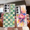 Plating TPU Phone Case For Samsung Galaxy S26 S25 S24 Ultra S25 S23 FE A57 A56 A37 A17 A55 A36 A54 Butterfly Flowers Print Cover