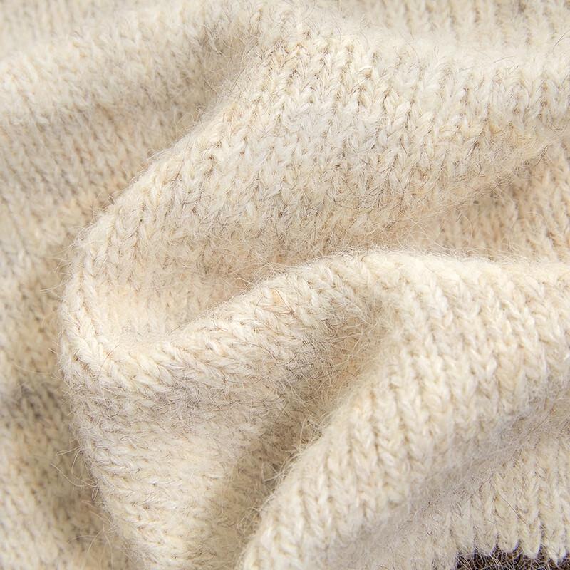 Women's Wool Blend Drop Shoulder Knit Sweater