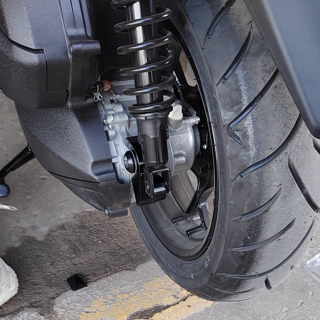 LEDISHUN Lowering Kit for Yamaha XMAX 300 and XMAX 250, Improves Foot Reach, Rear Lowering Link Rod (Black)
