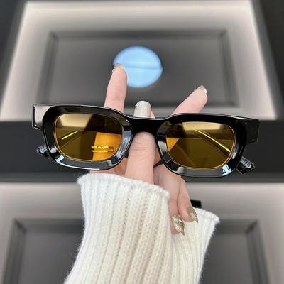 Retro Square Sunglasses Women Men Brand Designer Vintage Sun Glasses Female Male Fashion Driver Shades Mirror