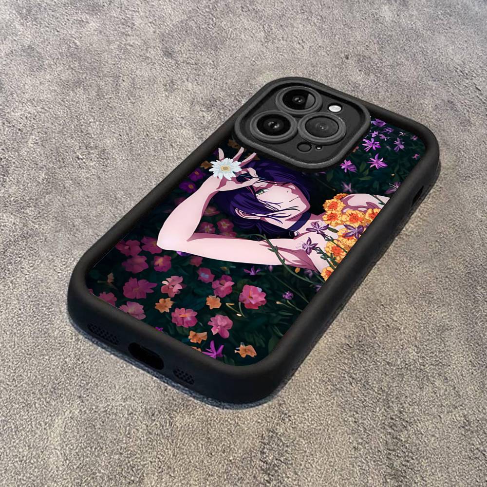 Anime C-Chainsaw Man Silicone Soft Phone Case For IPhone 17 16 14 13 12 11 15 Pro Max Plus Air Cover