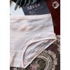 Large Hollow Briefs Mesh Mesh Mid Waist Women's Underwear Women's Ice Knickers Silk Lifting Buttocks Comfortable Women's Triangle Panties
