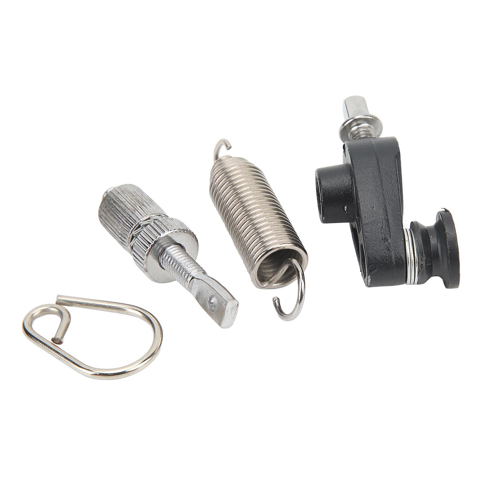 

Drum Tread Hammer Spring Hook Set Easy Assemble Metal Drum Kit Accessories with Tensioner Black