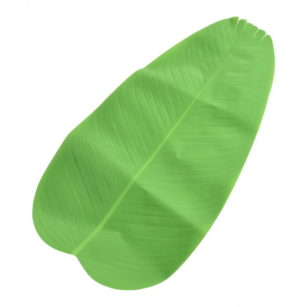 Simulation Banana Leaf Table Decoration Table Flag Banana Leaf