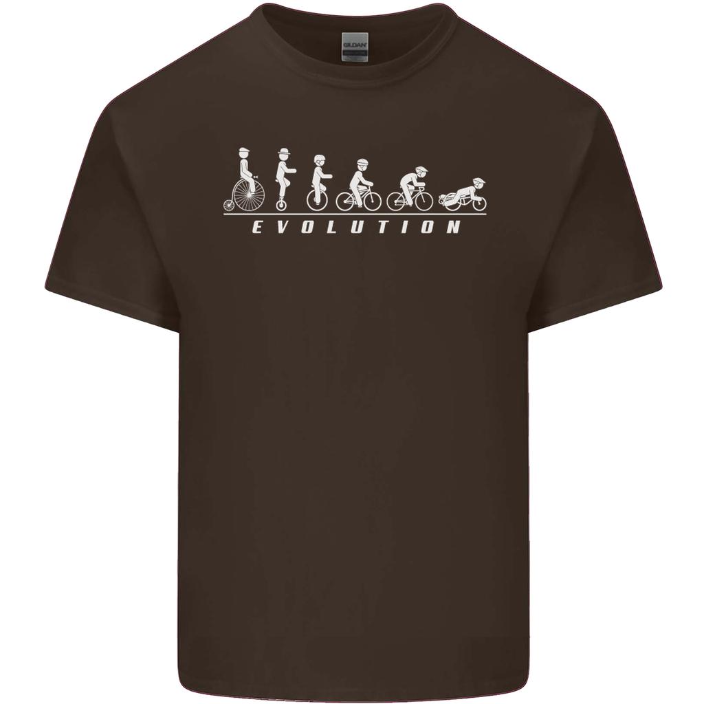 Cycling Evolution Cyclist Bicycle Unisexs Light Cotton TShirt