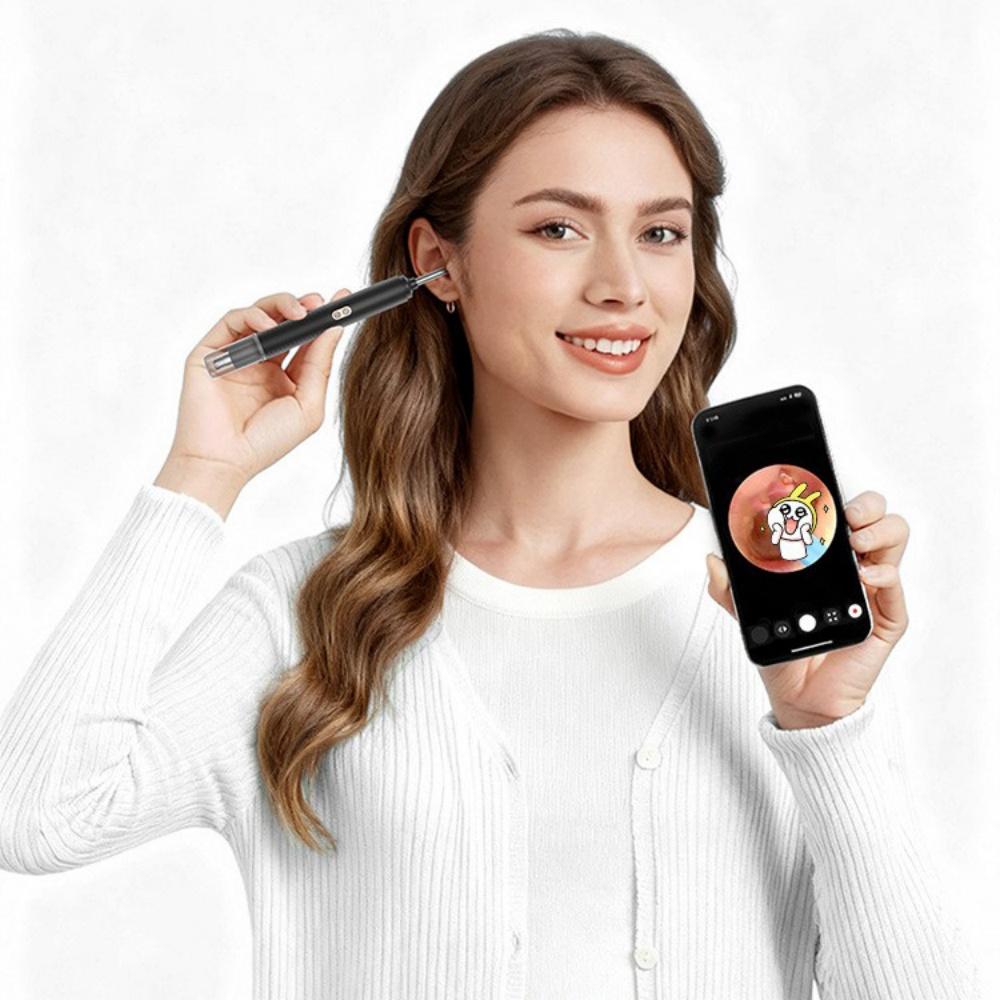 Two-in-one Visual Ear pick-SF Nose Hair Trimmer