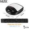 7 In 1 Electric Waffle Maker Grill Sandwich Cake Donut Walnut Panini Plate Cooking Kitchen Appliances Toaster Breakfast Machine