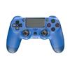 Kabelloser Game Controller für PS4 Bluetooth 5.0 Dual Vibration Gyroskop blau
