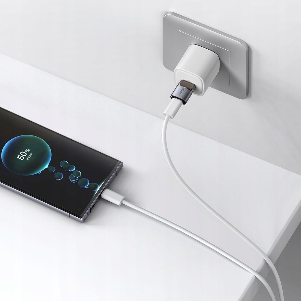 Mcdodo Adapter Przejściówka Usb-A 3.0 Do Usb-C Na Usb Typ C 3A 5Gb Otg Led