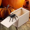 10-1PC Trick Spider Funny Scare Box Wooden Hidden Box Quality Prank Wooden Scare Box Fun Game Prank Trick Friend Office Toys