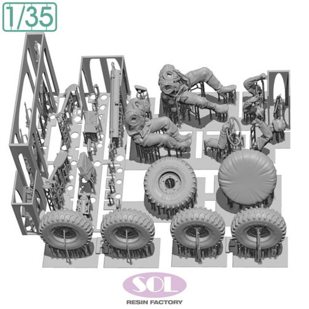 Sol Model 1/35 WW2 German Schwimmwagen Type 166 Upgrade Kit #2 for Tamiya, 3D Printed Scale Model Parts MM1020