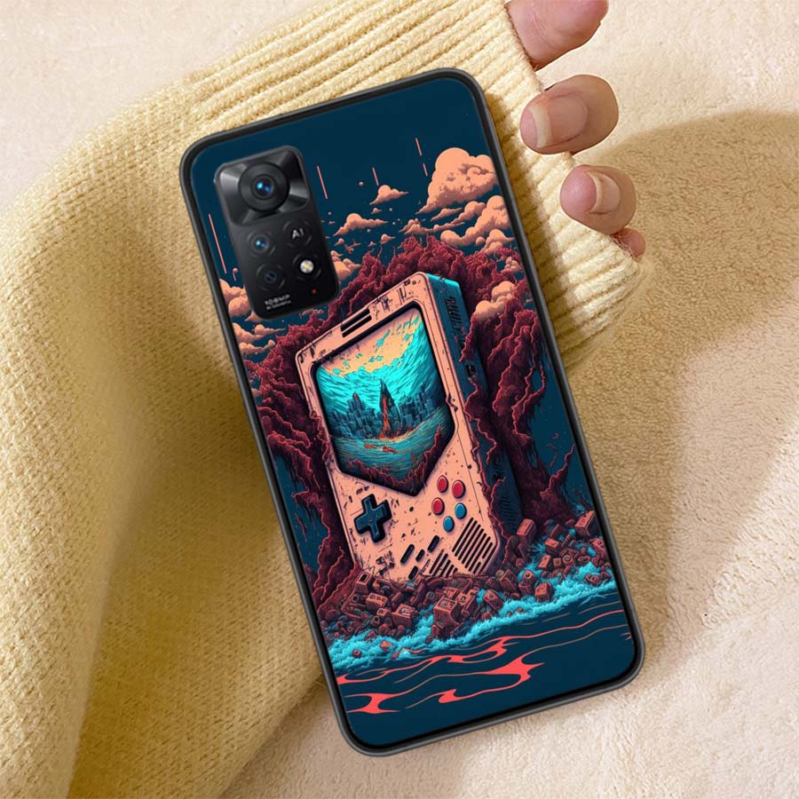 

Devils Addicted To Game Consoles Phone Case For Redmi Note 13 14 15 Pro Plus 12 13C 12C 15C 9 10 10C 9T 9C 9A TPU Soft Cover Cle Redmi 13