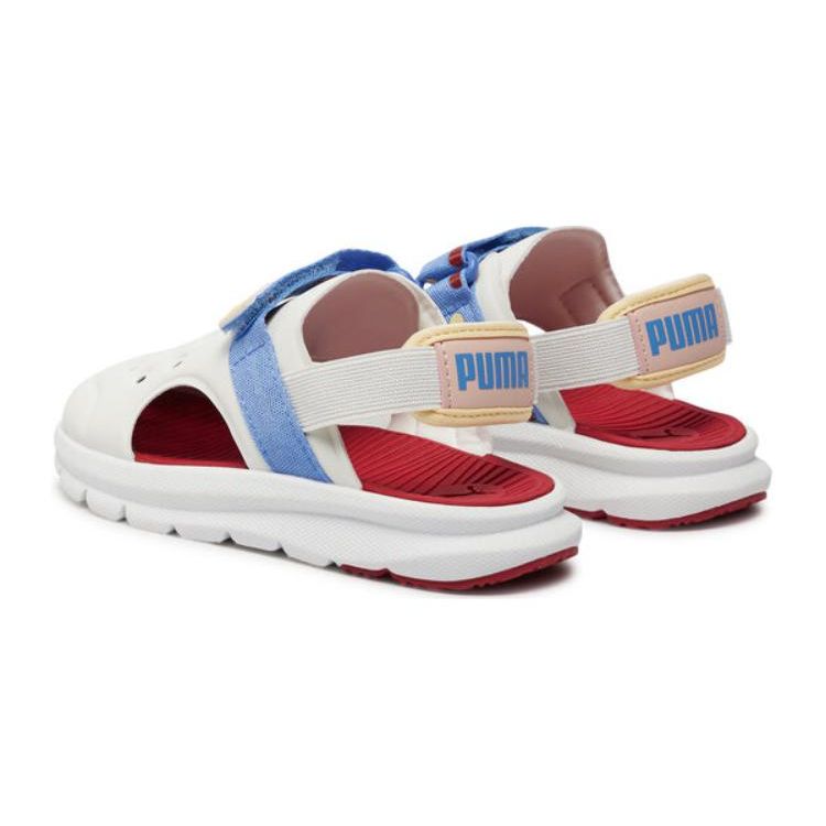 Puma Evolve Sandale Kleinkind Sommercamp - Warmweiß Kinder Sneaker Creme Himmelblau Kamille 395646-01