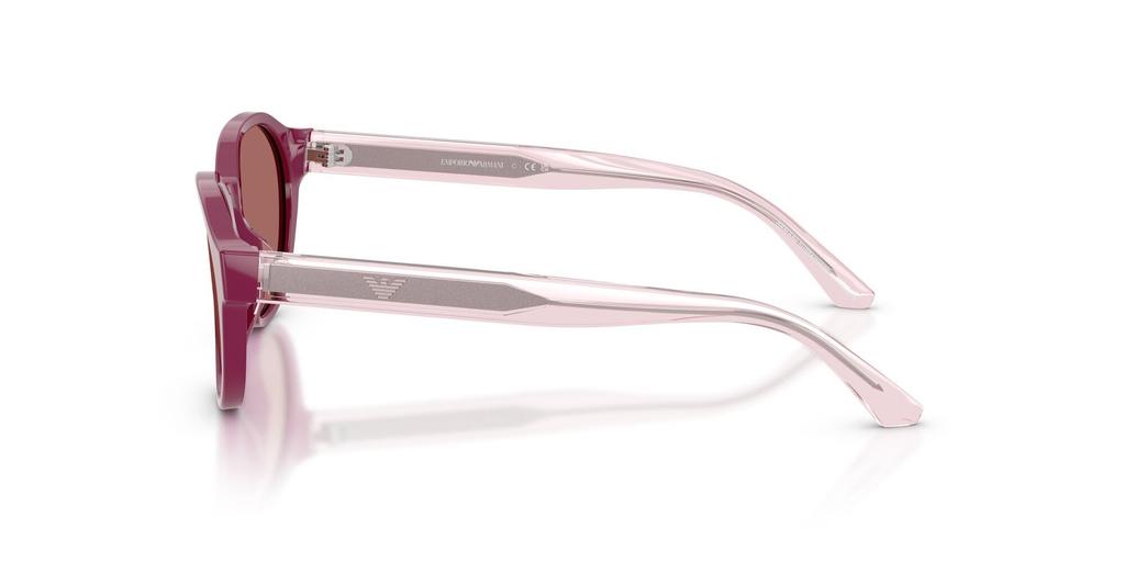 EMPORIO ARMANI Sunglasses for Shiny Dark Lens 0EK4008U Men. Frame Violet. Lens Violet. Width 48mm.