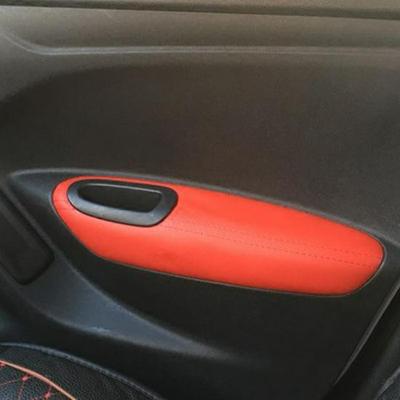Cobertura de Painel de Porta e Apoio de Braço em Couro para Peugeot 301 e Citroen Elysee 2016