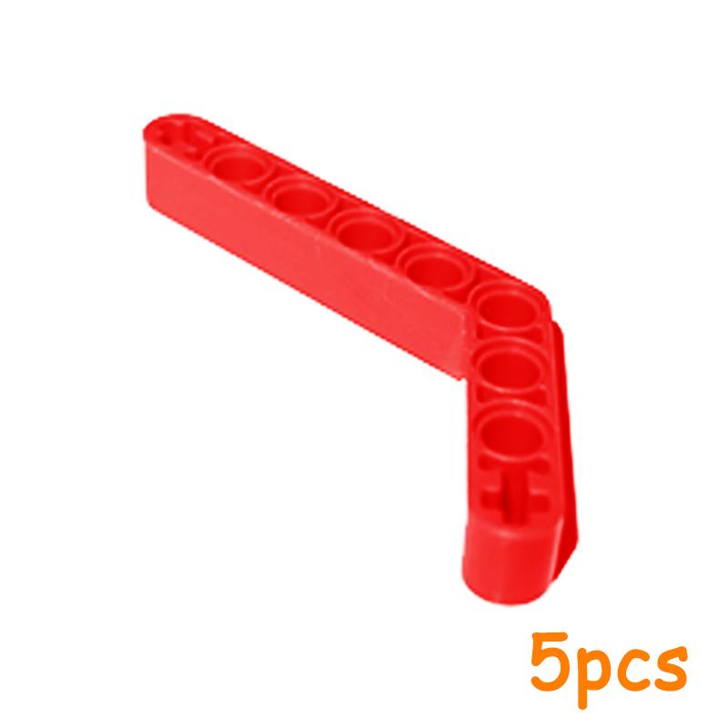 5PCS MOC 6629 High-Tech Liftarm Thick Assembles Particles Building Blocks Part 6*4 6x4 DIY Electric Educational Brick Kid Toy
