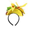 Halloween Taco Hair Hoop Funny Creative Pizza Hat Friends French Fries Hat  Women