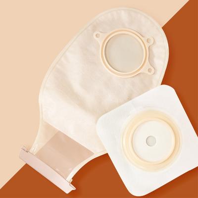 10Pcs Colostomy Bags Hole One-piece Drainable Ostomy Bags Stoma Care Pouch With Clips Closure Colostomy Bag Prevent Leakage