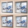 120X240CM Winter Window Film Transparent Plastic Protection Windproof Heat-insulating Film Windproof and Warm Windows New