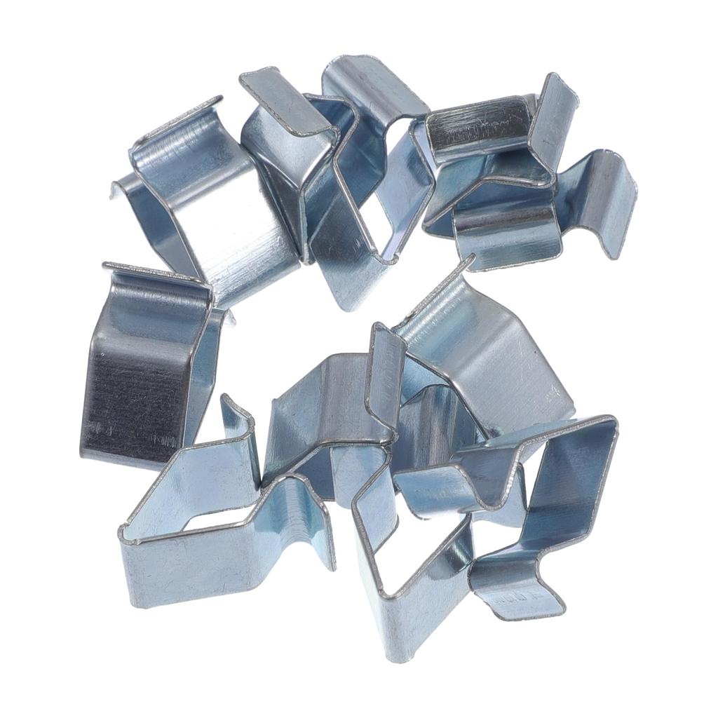 VekAuto 10pcs Durable Metal Silver Tone Interior Trim Mounting Bracket Clips for Volkswagen Atlas 2018-2023