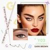 4-color Colorful Vibrant Girl Series Eyeliner Rubber Pen Not Easy To Smudge Gold White Black Color Silky Eyeliner Stage Eye Makeup