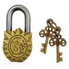 Handgefertigtes Antikes Vorhängeschloss aus Messing (Sperren): Hanuman Bajrangbali
