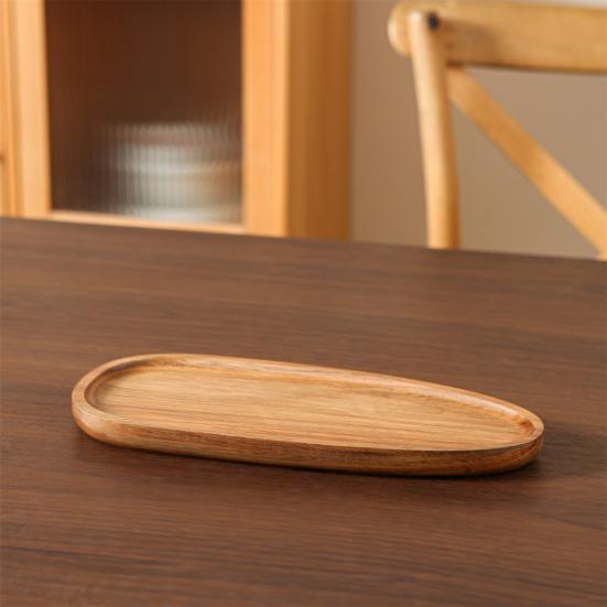 Dřevěný servírovací podnos Malý podnos na občerstvení Rustikální nepravidelný podnos na dezerty Dekorativní podnos pro rostliny, svíčky, klíče, šperky, hodinky