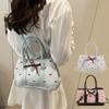 Stylish Bow Shoulder Bag Leisure Women's Handbags Ins Style Bowknot Bucket Bag  Outfits
