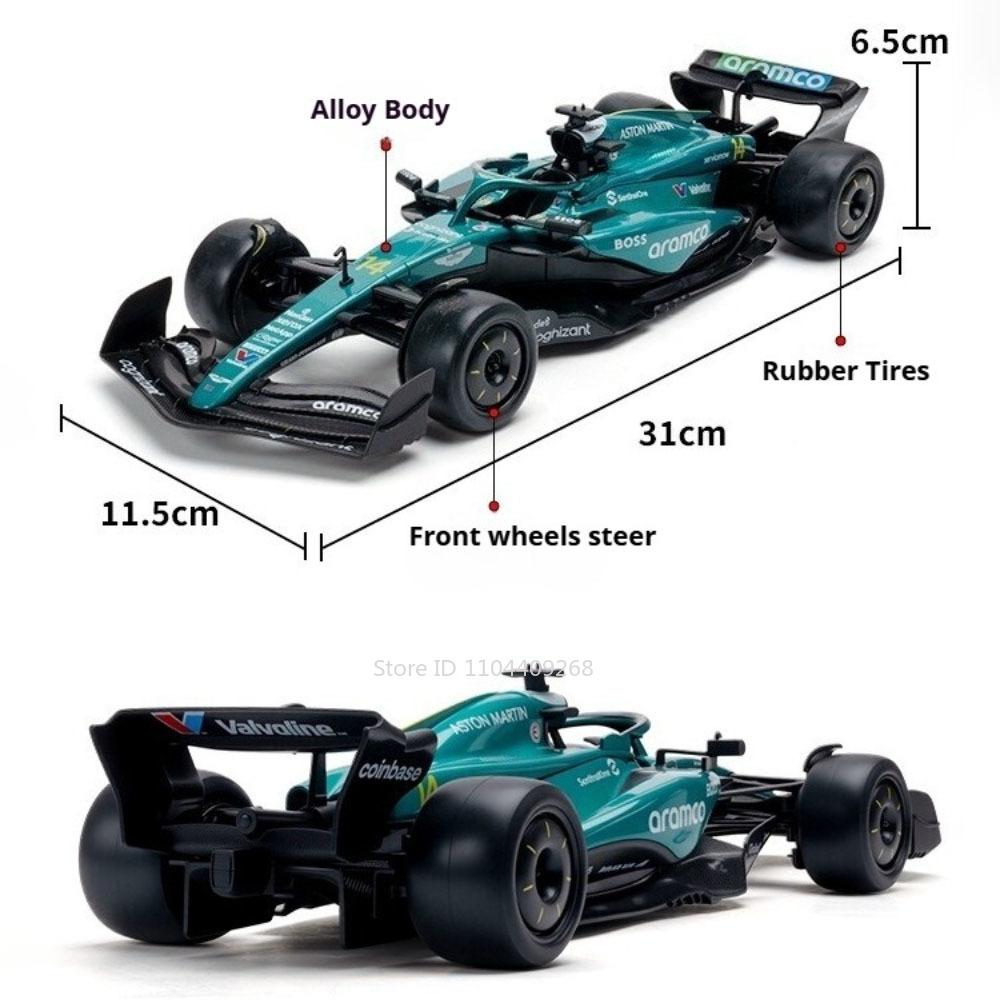 1:18 Scale F1 Racing Car Model Toy Alloy Body Rubber Tires Wheel Steering Models High Simulation Toys Gifts for Boyfriend
