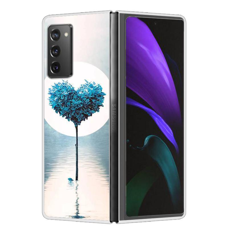 Cool Case For Samsung Z Fold 6 5 4 3 Case Hard Clear Plastic Cover For Samsung Galaxy Z Fold 2 5 6 Phone Case Funda ZFold2 Coque