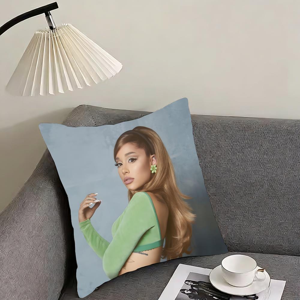 AAriana GrandeE Singer Cushion Cover Pillowcase Ultra Soft Skin Friendly Fabric Cloud Like Comfort Concealed Zipper