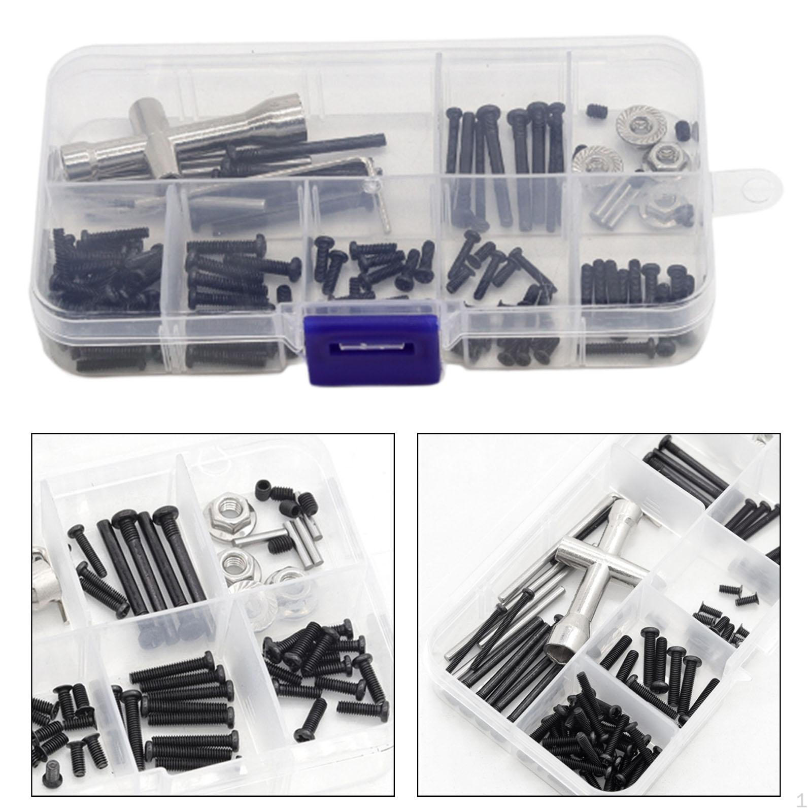 

RC Car Screw Tool Box 1:16 Scale Multipurpose Modified for Remote Control H6