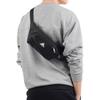 Adidas Ec Waist Portable Casual Travel Polyester Crossbody Sports Bag Small Unisex Waist Bag Black AJ4230