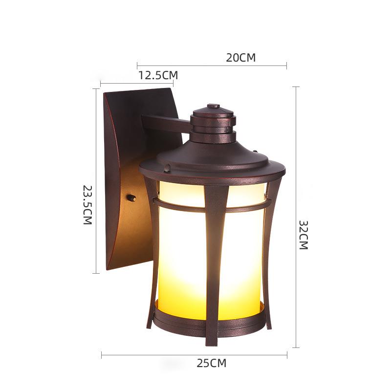 Außenwandleuchte E27 E26 Retro Villa Korridor Garten Aluminium Außenwand Gehweg Glühbirne Balkon Wasserdicht Tor Terrasse Lampe