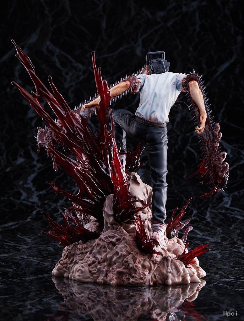 19CM Anime Chainsaw Man Shibuya Scramble Figure Reze Supporto Modello Animazione Giocattoli Regali Collezione Ornamenti Decorativi PVC