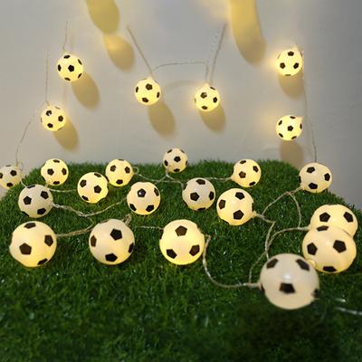 16FT 20LED String Lights Football Soccer Shaped Fairy Lights LED Decorative Hanging Lights for
