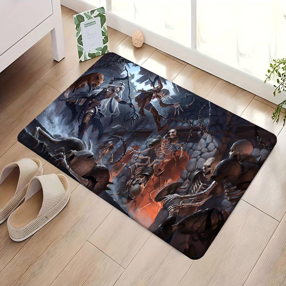Dungeons And Dragons Entrance Door Mat Nordic Style Home Doormat Bathroom-Toilet Mats Bedroom Hotel Decor Mat