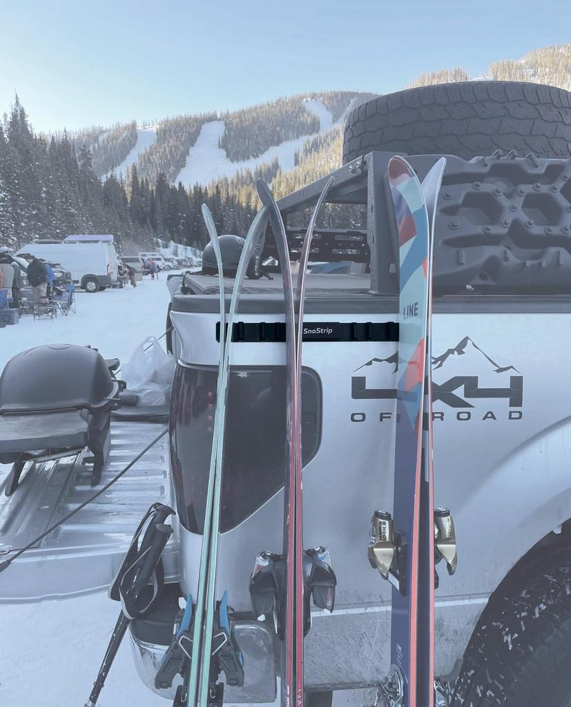 SnoStrip The Original Magnetic Ski Snowboard Protect Your Paint and Gear On the Side of Your & Holder. Vehicle.