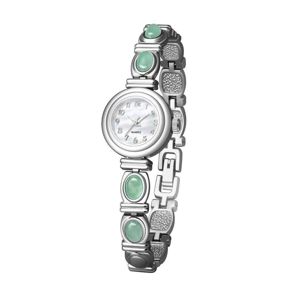 

Woman Vintage Watch Colorful Jewelry Jade Dial Quartz Wristwatch Clock