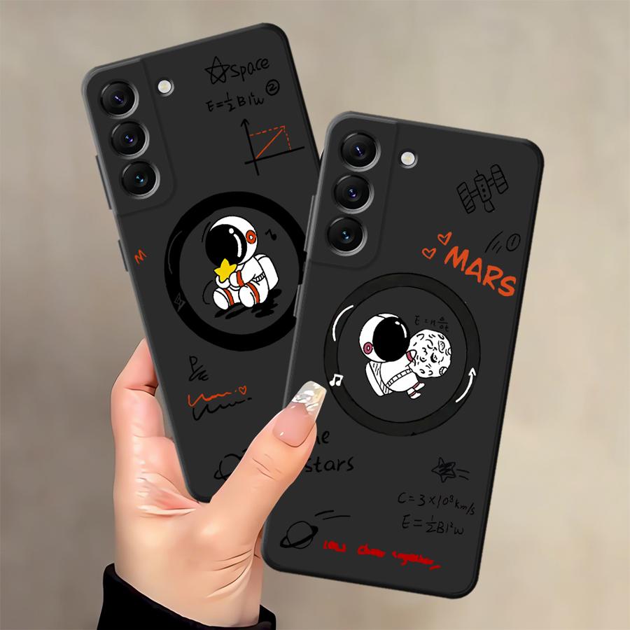 Phone Cover Case for Samsung Galaxy A52 A55 A05 A57 A06 A25 A37 A12 A73 A53 A23 A13 A50 A15 A36 A16 A51 A41 A70 A17 Astronaut