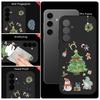 Lanyard Soft TPU Case For Samsung Galaxy A17 A16 A56 A55 A54 A15 A35 A26 A36 5G S25 S24 S23 S22 Ultra S24 FE Christmas Tree Phone Cover