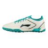 Li Ning TF Artificial Turf Non-Slip Durable Football Shoes Unisex Football Shoes White Green YSTV035-1