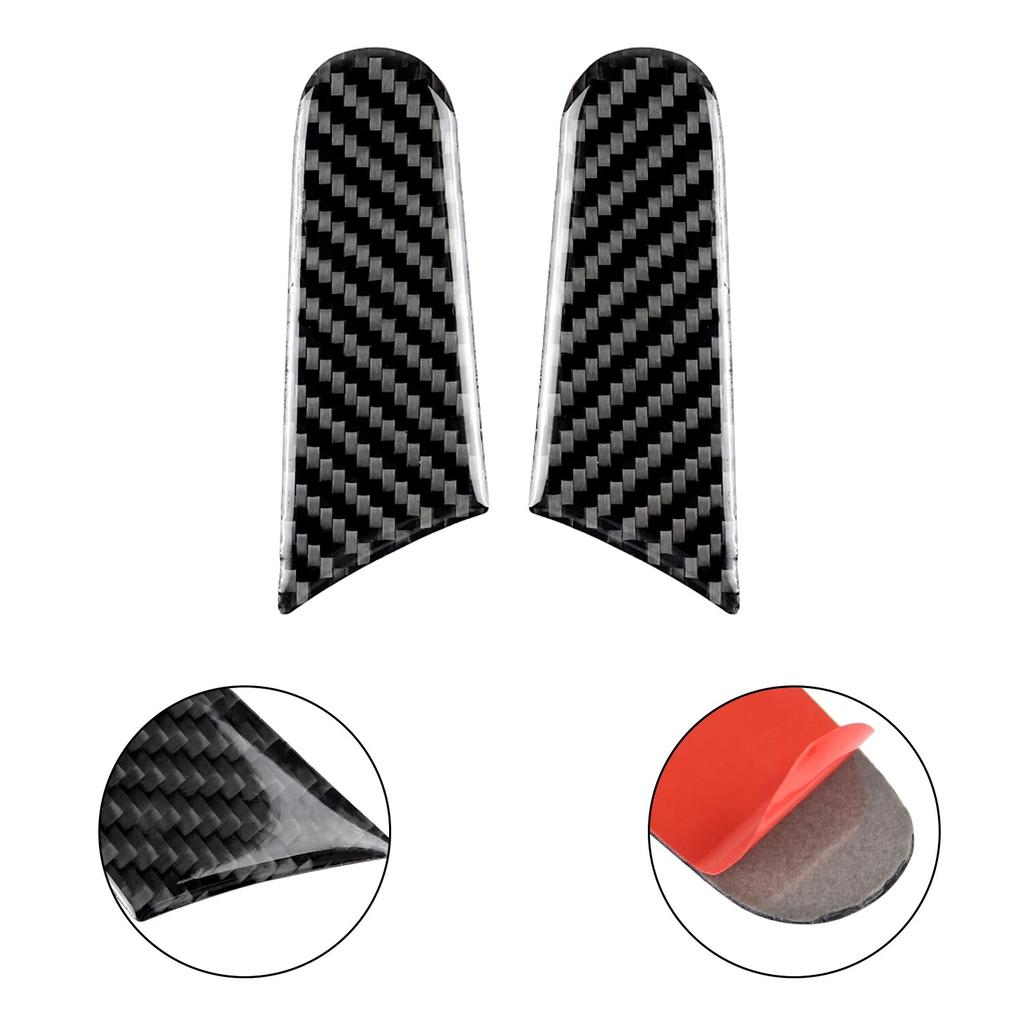 Anti-Scratch Trim Sticker Carbon Fiber Rearview Mirror Protector Anti-Rub Strip Sticker Anti-Collision Strip For Porsche Macan