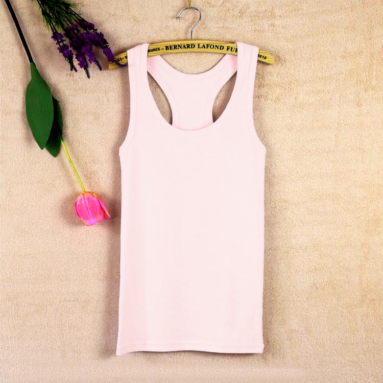 

Хлопковый женский топ-майка I-образной формы – Большой размер, для ношения как нижнее белье и верхняя одежда One Size (70-130 jin)