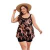 2026 Plus Size High Waist Tankini Two-Piece Women's Swimwear