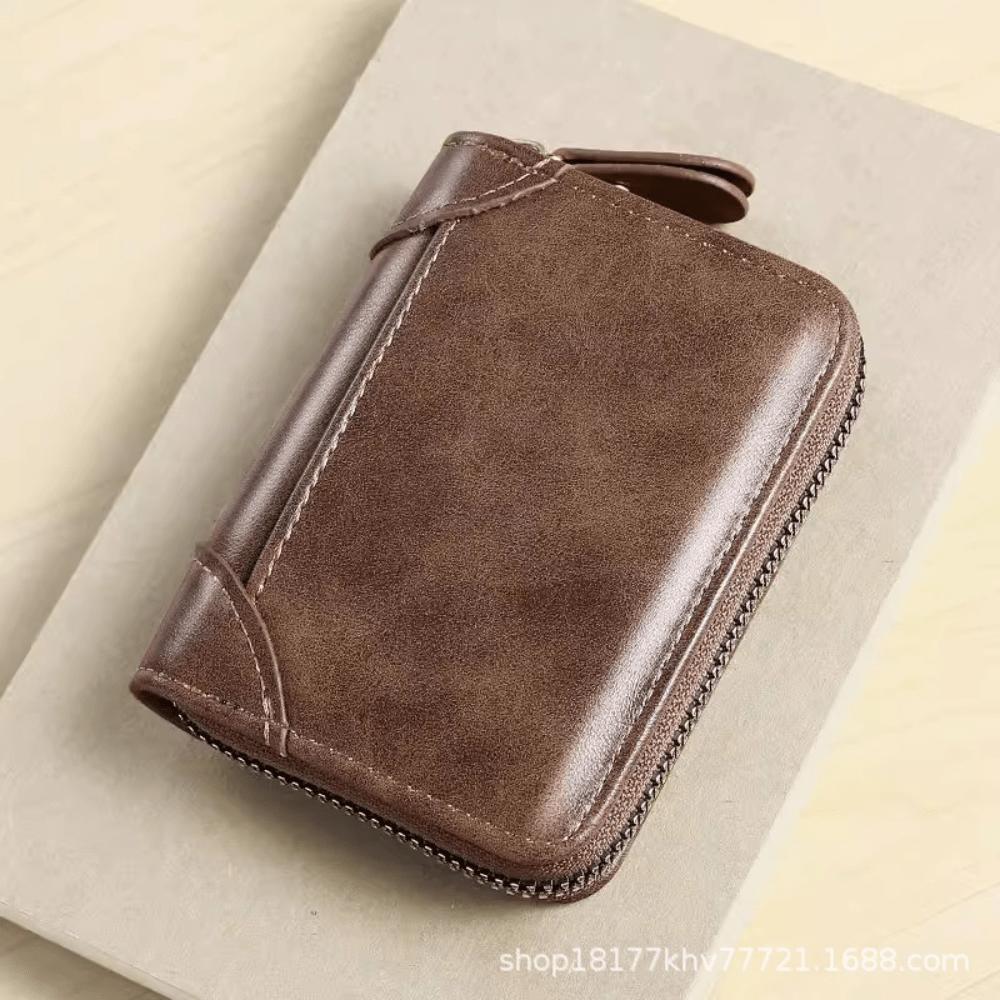 Anti-degaussing male business card bag Anti-degaussing multi-card ID card holder Driver's license Small female card holder Large capacity wallet